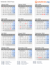 Kalender 2018 mit Ferien und Feiertagen Faxe