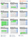 Kalender 2018 mit Ferien und Feiertagen Jammerbugt