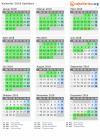 Kalender 2018 mit Ferien und Feiertagen Syddjurs
