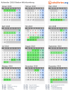 Kalender 2018 mit Ferien und Feiertagen Baden-Württemberg