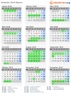 Kalender 2018 mit Ferien und Feiertagen Bayern