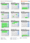 Kalender 2018 mit Ferien und Feiertagen Niedersachsen