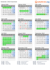 Kalender 2018 mit Ferien und Feiertagen Saarland