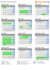 Kalender 2018 mit Ferien und Feiertagen Sachsen