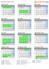 Kalender 2018 mit Ferien und Feiertagen Lyon