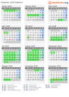 Kalender 2018 mit Ferien und Feiertagen Südtirol