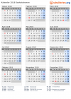 Kalender 2018 mit Ferien und Feiertagen Saskatchewan