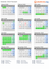 Kalender 2018 mit Ferien und Feiertagen Finnmark