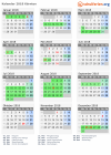 Kalender 2018 mit Ferien und Feiertagen Kärnten
