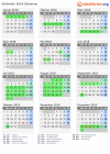 Kalender 2018 mit Ferien und Feiertagen Salzburg