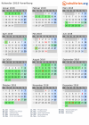 Kalender 2018 mit Ferien und Feiertagen Vorarlberg