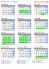 Kalender 2018 mit Ferien und Feiertagen Kleinpolen