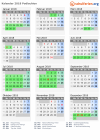 Kalender 2018 mit Ferien und Feiertagen Podlachien