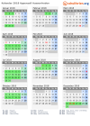 Kalender 2018 mit Ferien und Feiertagen Appenzell Ausserrhoden