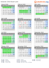 Kalender 2018 mit Ferien und Feiertagen Basel-Land