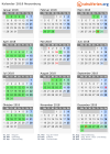 Kalender 2018 mit Ferien und Feiertagen Neuenburg