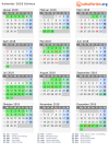 Kalender 2018 mit Ferien und Feiertagen Schwyz