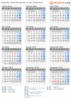 Kalender 2018 mit Ferien und Feiertagen Reichenau an der Knieschna