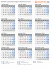 Kalender 2018 mit Ferien und Feiertagen Vereinigte Arabische Emirate