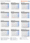 Kalender 2019 mit Ferien und Feiertagen Äthiopien