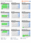 Kalender 2019 mit Ferien und Feiertagen Neusüdwales
