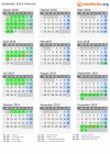 Kalender 2019 mit Ferien und Feiertagen Victoria