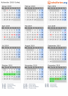 Kalender 2019 mit Ferien und Feiertagen Ishøj
