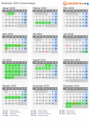 Kalender 2019 mit Ferien und Feiertagen Jammerbugt