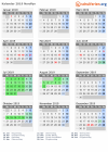 Kalender 2019 mit Ferien und Feiertagen Nordfyn