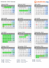 Kalender 2019 mit Ferien und Feiertagen Samsø