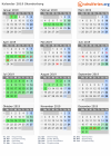 Kalender 2019 mit Ferien und Feiertagen Skanderborg