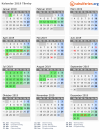 Kalender 2019 mit Ferien und Feiertagen Tårnby