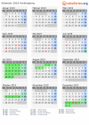 Kalender 2019 mit Ferien und Feiertagen Vordingborg