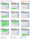Kalender 2019 mit Ferien und Feiertagen Rheinland-Pfalz