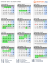 Kalender 2019 mit Ferien und Feiertagen Sachsen-Anhalt