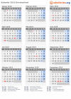 Kalender 2019 mit Ferien und Feiertagen Griechenland