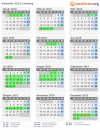 Kalender 2019 mit Ferien und Feiertagen Limburg
