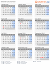Kalender 2019 mit Ferien und Feiertagen Irland
