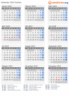 Kalender 2019 mit Ferien und Feiertagen Italien