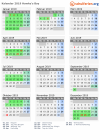 Kalender 2019 mit Ferien und Feiertagen Hawke's Bay