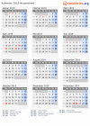 Kalender 2019 mit Ferien und Feiertagen Neuseeland