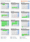 Kalender 2019 mit Ferien und Feiertagen Akershus