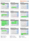 Kalender 2019 mit Ferien und Feiertagen Hedmark