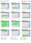 Kalender 2019 mit Ferien und Feiertagen Oslo