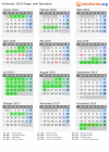 Kalender 2019 mit Ferien und Feiertagen Sogn und Fjordane