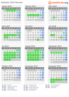 Kalender 2019 mit Ferien und Feiertagen Kärnten