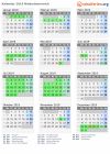 Kalender 2019 mit Ferien und Feiertagen Niederösterreich