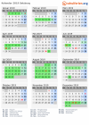 Kalender 2019 mit Ferien und Feiertagen Salzburg