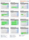 Kalender 2019 mit Ferien und Feiertagen Steiermark