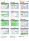 Kalender 2019 mit Ferien und Feiertagen Wien